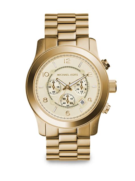 michael kors runway watch sale|michael kors oversized runway watch.